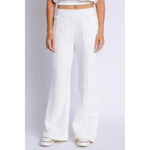 NEW NATION LTD reece wide leg pant in porcelain